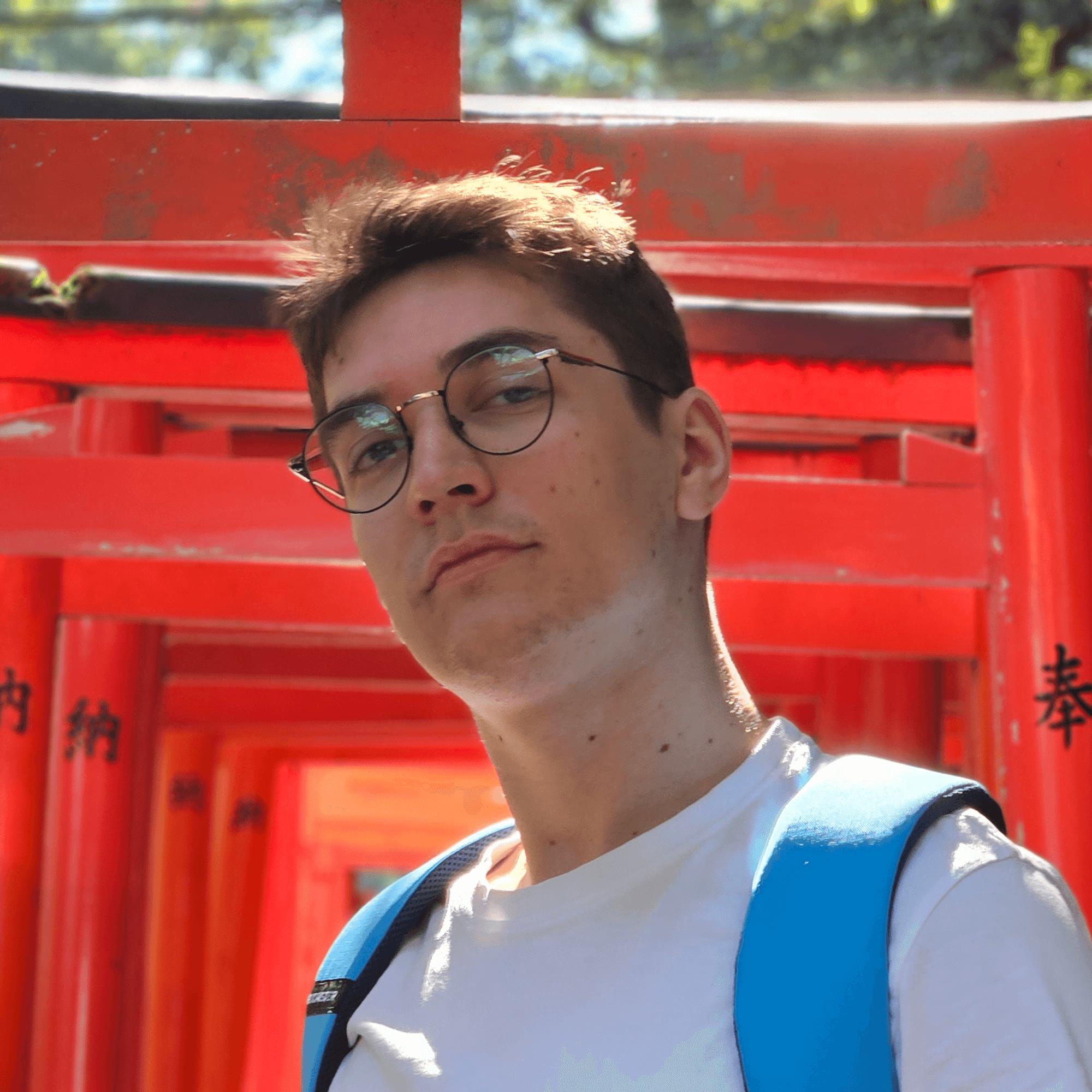 Me in front of the torii gates